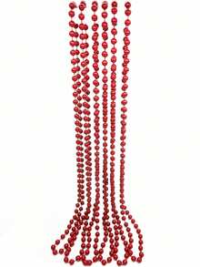 D EXCEED 1件/3件/6件/8件/9件/12件/24件/32件 1980年代复古霓虹派对街头嘻哈串珠项链手链蕾丝发带，适合70年代80年代服装化妆舞会派对万圣节服装配饰 - 6件 - 查看 23