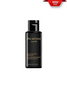 Shu Uemura 迷你尺寸] 黑米潔顏油 50ml / 6小時長效清新，適合油性與混合肌膚 / 黑米成分，平衡肌膚油脂 / 日本竹炭成分，長效清新 / 沖洗後肌膚感覺透氣舒適 - BLACK OIL 50ml - 查看 9