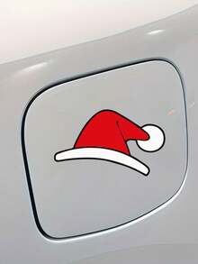 Car Santa Hat Stickers - Holiday Decorations For Cars, Motorcycles, Windows, Walls, Laptops And Gifts - Fun Holiday Designs With Strong Adhesion, Christmas Party Decorations For Kids And Adults