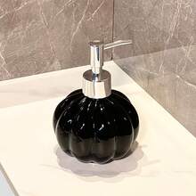 Nowoczesna, minimalistyczna, ceramiczna butelka z dozownikiem, czarno-biała, wielokrotnego napełniania, kreatywna butelka na mydło w płynie, stylowa butelka do dekoracji łazienki, butelka do zlewu domowego, butelka do dozownika płynu do publicznej toalety, butelka do przechowywania w łazience w hotelu, artykuły do łazienek komercyjnych, butelka do zlewu w holu hotelowym