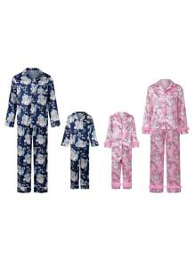 Parent-Child Outfit One Piece For  Sweet Christmas Baby Set: Tree Print  + Pants, Festive Infant Holiday Coordinates For Family Photos, Xmas Celebrations, Matching Parent