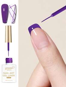 15 مل طلاء أظافر جل، جل آي لاينر للأظافر، طقم/زجاجة طلاء أظافر فردية - 9 ألوان. ألوان جل آي لاينر طلاء الأظافر - أحمر، أسود، أبيض، وردي، عاري، بنفسجي، قرمزي، أخضر، أزرق داكن. طلاء أظافر جل قابل للتقشير بفرشاة أظافر رفيعة مدمجة. معبأ في زجاجات. هدية للنساء