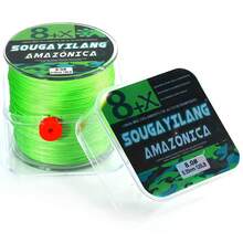 SOUGAYILANG 8股PE编织钓线，300米/328码，多色，耐用钓线。强韧耐用的8股编织钓线，300米/328码，拉力15-120磅，迷彩图案，耐用聚乙烯材质，适用于主线和海水垂钓。 - 彩色 - 查看 36