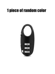 迷你彩色行李锁，带钥匙，3位密码防盗锁，便携式旅行行李锁，适用于行李箱、背包、健身包和储物柜，坚固的金属结构，是旅行者、通勤者和户外爱好者的理想之选，时尚的行李保护，也适用于学校体育馆储物柜、运动储物柜、围栏、工具箱、门、箱子和橱柜。 - 彩色 - 查看 9