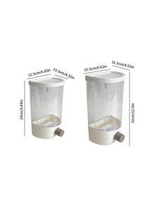 1pc Odorless Clear Plastic Laundry Gel Bead Dispenser - Push To Open, Moisture Resistant Hole-Free Home Storage Container, Laundry Fragrance Bead Organizer, Large Capacity Sealed Dispenser With Measuring Cups For Detergents, Dryer Sheets, Bath & Shower Products And Personal Care Products, Efficiently Organize Laundry Room, Bathroom Storage