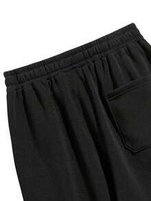 Pantalones casuales con forro polar para hombre, de moda, para otoño/invierno