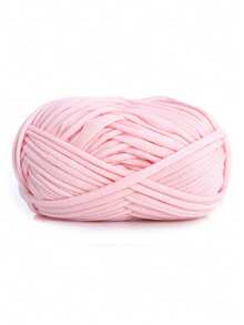 Premium Polyester Crochet & Knitting Yarn - 1pc, 100G Each, 30m Length - Ideal For DIY Projects, T-Shirts, Slippers & Baskets,Fabric Strip Handmade Weaving Diy Bag, Toy, Shoe, Carpet, Organizing Basket Thread