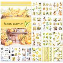 20 Sheets Scrapbook Stickers Book, 100+ Journaling Stickers For Scrapbooking Supplies, PET Aesthetic Vintage Stickers For Scrapbooking