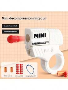 1 套秘密特工戒指 - 减压玩具 - 旋转环玩具 - 逼真 - 可发射玩具 - 生日礼物 - 复活节礼物 - 完美礼物 - 礼品 - 玩具 - 复活节