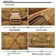 40L Military Tactical Backpack Assault Bag Molle System Bags Backpacks Outdoor Sports Backpack Camping Hiking Backpacks Travel Bags - Multicolor - View 11