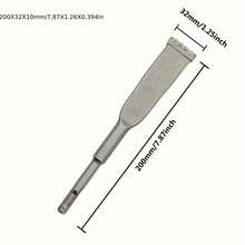 1 szt. Dłuto elektryczne z czterema zębami, krótkie, zintegrowane, dłuto i młotek, frez z węglika spiekanego do zaprawy, uchwyt SDS-Plus, narzędzie do usuwania spoin betonowych, cienki kształt tarczy, konstrukcja z sześcioma ostrzami, nadaje się do cięcia i szorstkowania muru, cegieł i kamieni