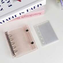 M 双环双页活页夹，透明环封贴纸，贴纸书，贴纸书架，封口书，补充包，透明贴纸书，活页夹 - 均碼 - 查看 6