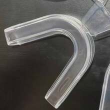 1 pièce Protège-dents de sport, dispositif anti-ronflement, plateau dentaire en silicone, protège-dents, Taekwondo Sanda, équipement de protection pour la boxe - Bleu azur - Voir 4