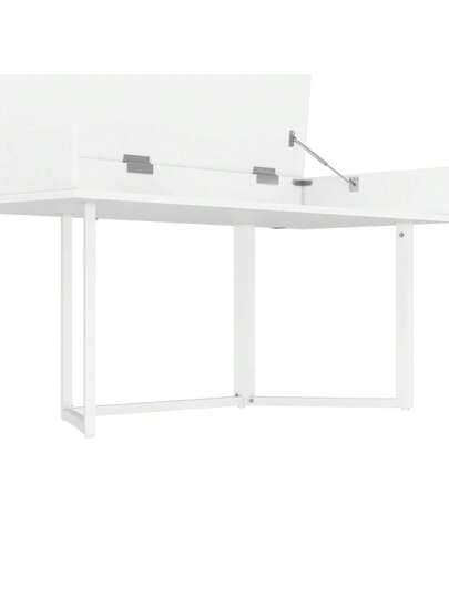 Folding Bureau 120*55cm Multifunctional, Foldable, European Plugs, Clamshell To Hide Clutter Families Cats Babies view 4