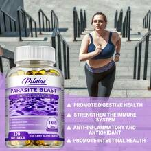 PSLALAE Parasite Blast - With Cranberry, Black Walnut Hull, Wormwood - Gut Health Supplement, Support Colon Cleansing - 120pcs - 120粒膠囊 - 查看 6