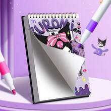 Sanrio Sanrio Kuromi Acrylic Marker,24-Color Acrylic Marker Soft Tip Signature Graffiti Watercolor Pen, Stackable Fine Tip - Suitable For Scrapbooking, Black Paper, Stone Painting, Ceramics, Glass, Wood, Fabric, Canvas, Mugs, Christmas Crafts, And Art Supplies - Professional Art Use, Christmas Crafts DIY Projects - Perfect For Back To School And Seasonal Creative,Perfect For Artists And Students,School Supplies