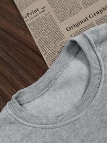 Áo sweatshirt nữ Es Trus Thu/Đông in hình ngộ nghĩnh "Dưa chuột muối chữ xanh rêu" theo phong cách đường phố, thoải mái, đa năng, phù hợp cho công sở, hoạt động ngoài trời, phong cách punk tối giản, thời trang mới, dáng ôm, màu xám tro, dày dặn, cổ tròn, casual. - Màu Xám nhạt - Xem 4