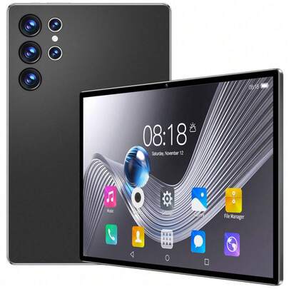 Qetupa Máy tính bảng Android 14 10.1 inch, RAM 3GB + ROM 64GB, bộ xử lý MTK 6755 Octa-Core 1.8GHz, màn hình cảm ứng IPS HD (1280x800), Bluetooth 5.2 và WiFi 5 802.11ac, GPS, camera trước 2MP và camera sau 5MP, pin dung lượng lớn 6000mAh, không hỗ trợ SIM, thích hợp cho việc đọc sách và chơi game.