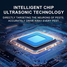 我们的超声波驱虫器采用尖端变频技术，有效驱赶老鼠、松鼠和其他啮齿动物。与传统的陷阱或毒药不同，这款不含化学物质的设备会发出高频声波， - 彩色 - 查看 6