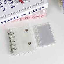 M 双环双页活页夹，透明环封贴纸，贴纸书，贴纸书架，封口书，补充包，透明贴纸书，活页夹 - 均碼 - 查看 7