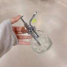 Vintage Glass Plant Mister Spray Bottle, Retro Pressure Watering Can For Indoor Plants, Decorative Small Water Sprayer With Metal Nozzle, Ideal For Succulents & Houseplants Care, Leak - Proof Design