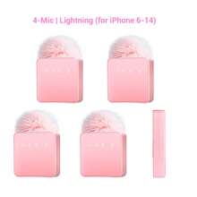 HITOZON Professional Wireless Lavalier Microphone For Smartphone,Plug-Play Wireless Microphone With 4PCS,Lapel Mic For Video Recording,Teaching, Interviews,Podcast,Conference,Vlog,Recording,Live Broadcast