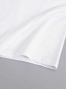 The World Is Yours" Graphic Tee For Men - Soft, Comfortable Polyester, Casual Summer T-Shirt With Crew Neck - White - View 5