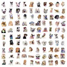 203pcs Realistic Puppy Dog Stickers For Water Bottle, Skateboard, Luggage, Notebook, Phone Case, Guitar, Piano, Room, Wall Decor