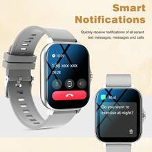 New 1.83 Inch Full Touch HD Fashion Smart Watch With (Dial, Answer) Wireless Call Function, Massive Watch Faces, Exercise Monitoring, Message Reminder View, Multiple App Reminders, Suitable For Android And IOS Phones, A Perfect Gift For Men And Women - Multicolor - View 5