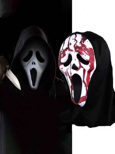1 Piece/Halloween Screaming Ghost EVA Mask, Suitable For Costume Dressing Props, Party And Dance Performance Death Screaming Mask.