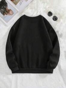 Women Sweatshirts - Black - View 2