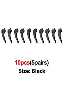 5/10pcs Silicone Ear Hook Anti-Slip Glasses Leg Ear Sleeve Bracket Fastener Fashion Glasses Accessories Grip Anti-Fall Eyewear Holder Body Care For Travel,Outdoor,Sport,Office,School,Belt,Glasses
