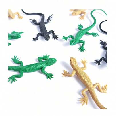1 件/3 件逼真壁虎玩具模型蜥蜴节日派对恶作剧玩具壁虎万圣节道具（请参考标注的尺寸，不要依赖想象力）