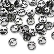 100Pcs 4 Colors Mini Metal Buttons 3mm(1/8inch) 2 Hole Round Metal Round Buttons DIY For Doll Clothes Bag Deoration Sewing Craft - Multicolor - View 15