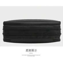 Portafolio Maletín,porta laptop ejecutivo impermeable 15.6 pulgadas,Maletín para laptop ampliable tela Oxford,funda para laptop hombres y mujeres 40cm*30cm*16cm - Negro - Ver 4