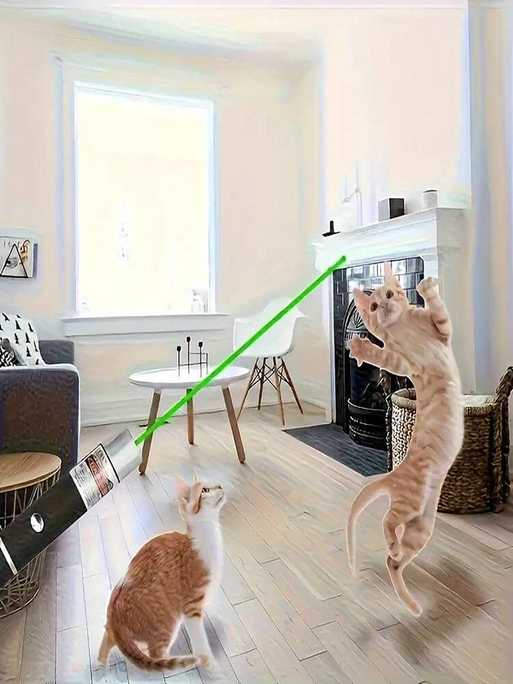 1 支多色激光笔，多功能激光笔，猫狗宠物玩具，带钢夹的 LED 夜灯，适用于宠物室内训练、追逐玩具、演示指针、文件演示 - 101雷射筆 - 查看 9