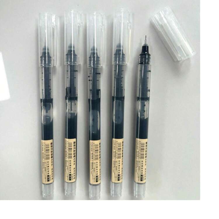 Gel Pen, Extra Fine 0.5mm Financial Gel Pen Black Blue Red Ink Pen Refill Stick Straight Ink Pen Straight Liquid Pen, Pen Case Set Suitable For School Office Exam Supplies Stationery, Back To School Season, School Supplies. - one-size - View 19