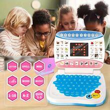 Kids Learning Computer Toy With Letters, Numbers, Music, Interactive LCD Screen & Keyboard - Educational Tablet-Like Gadget For Ages 3+, Portable Educational Game Console, Birthday/Christmas Gift For Boys & Girls (Pink/Blue) - Battery-Powered (Batteries Not Included) - Ideal For Preschool Learning & Early Childhood Education, Preschool Computer, Playful Design, Userfriendly Interface - Multicolor - View 4