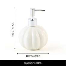 Nowoczesna, minimalistyczna, ceramiczna butelka z dozownikiem, czarno-biała, wielokrotnego napełniania, kreatywna butelka na mydło w płynie, stylowa butelka do dekoracji łazienki, butelka do zlewu domowego, butelka do dozownika płynu do publicznej toalety, butelka do przechowywania w łazience w hotelu, artykuły do łazienek komercyjnych, butelka do zlewu w holu hotelowym