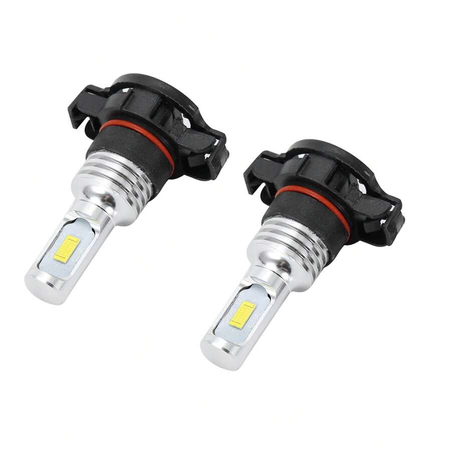 H16/5202 faros antiniebla 2 piezas 80w 3200lm 6000k, faros antiniebla profesionales, alta potencia y brillo, set de 2 piezas, repuesto automotriz eficiente - Negro - Ver 1