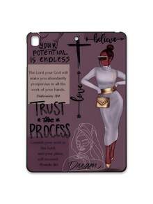 Faith Inspired IPad 保护套 | 时尚插图印花黑色 TPU 耐用保护套，适合日常办公和学习，黑色 IPad 保护套，探索者的首选，可作为情人节、新年、生日、毕业典礼的礼物，兼容 iPad Mini 5th/iPad Mini 6/iPad Air/iPad Air 2/iPad Mini 4/iPad 9.7 英寸 2018/iPad 10.2 第 7 代 2019/iPad Air 10.5 英寸 2019/iPad Pro 11 英寸 2020/iPad Air 10.9 英寸 2020/iPad 10.2 第 8 代 2021/iPad Air 第 5 代 - 彩色 - 查看 8