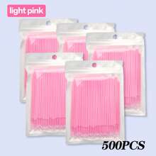 Waloshow 100 片/包一次性睫毛湿巾棒，睫毛延长清洁工具 - 彩色 - 查看 31