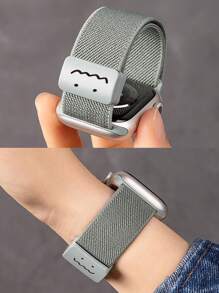 透气尼龙磁扣编织表带，适用于 10 9 8 7 6 5 4 3 SE Ultra 系列，38/40/41/42/44/45/46/49 毫米，舒适的创意运动表带，适合日常佩戴