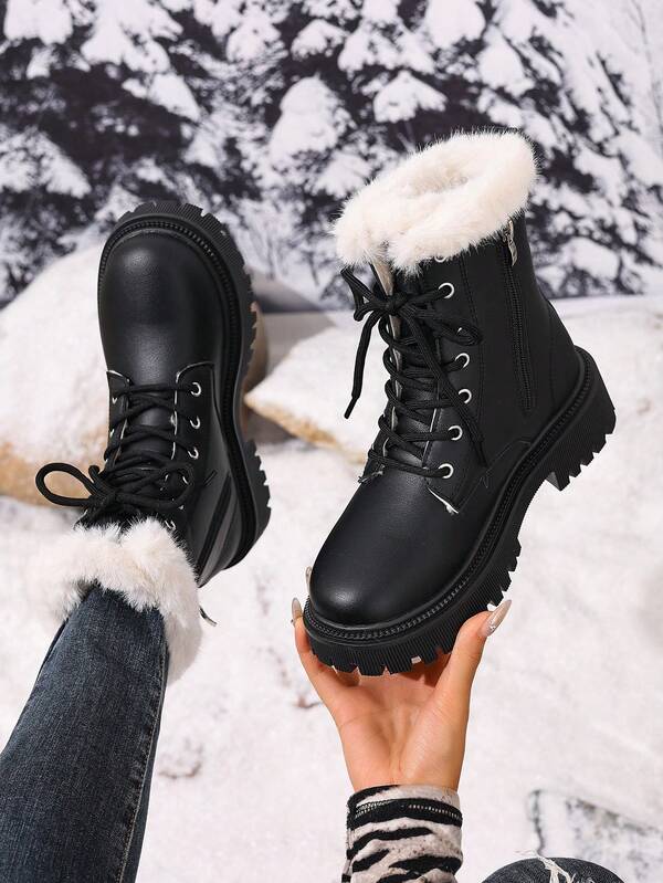 2026 Autumn/Winter New Women's Boots, Fashion Versatile Casual Women's Ankle Boots, Black & White Women's Short Boots, College Style Women's Shoes, Minimalist Women's Boots, Women's Fashion Ankle Boots, Classic Women's Short Boots, Riding Boots