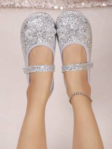 2025秋冬开学软皮休闲平底鞋，儿童秋季简约时尚一脚蹬平底鞋