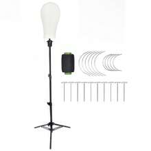 19.6/43.3英寸假发支架三脚架金属可调节模特头架升级可折叠假发头架适用于美容美发培训