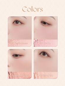 DASIQUE Ice Cream Blush Palette - Velvet Matte & High-Pigment Cheek Color, Buildable Blendable Blush For Soft Gradient Makeup - #09 Almond Vanilla - View 4