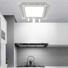 Bathroom Exhaust Fan With Light, 20W Bathroom Fan With LED Light Combo, 110 CFM 1.5 Sones Quiet Bathroom Vent Fan, Suitable For Toilet, Office, Hotel - White - View 12