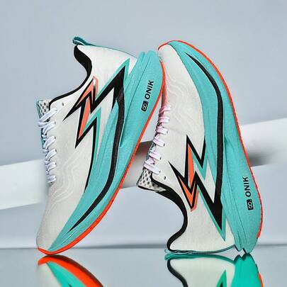 Jifffly 青少年轻便透气减震回弹跑步鞋，多功能碳纤维鞋底防滑休闲运动鞋，