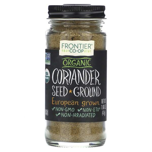 Frontier Co-Op Organic Ground Coriander Seed, 1.66 Oz (47 G)